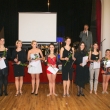zleva: Nina Bachro�ov� (3. m�sto), Jitka Pol�chov� (1. m�sto), Tereza Doksansk� (2. m�sto), Kl�ra Tilcerov� (5.), Dita Bachro�ov� (4.), Lenka ��hov� (8.), Zuzana N�methov� (7.) a Monika Charv�tov� (10.)