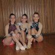 Z�vodnice V. kategorie (zleva Jacqueline Bernasov�, Aneta �erm�kov� a Tereza �i�kov�), �arod�jnick� z�vod, Chomutov 30. 4. 2016