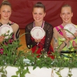 Chomutovsk� kadetky, zleva: Aneta Wottawov�, Monika Charv�tov� a Kate�ina Chlebe�kov�, Milevsk� poh�rek 1. 5.