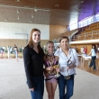 Kate�ina Chlebe�kov� s tren�rkami Ninou a Evou Bachro�ovou