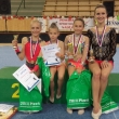 Medailistky SC 80 Chomutov (zleva: Ad�la Pol�chov�, Oleksandra Yuza, Sofie Krsteva, Kl�ra Tilcerov�), Plze�sk� poh�r 8. 10. 2016