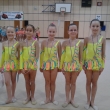 Spole�n� skladba nad�j� nejmlad��ch A (zleva Anna Milerov�, Tereza Havl��kov�, Aneta Hajn�, Ella Rollov�, Barbora Suchardov�), Oblastn� p�ebor, Jablonec nad Nisou 15. 11. 2015