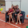 Tereza �i�kov� a Jacqueline Bernasov� s tren�rkou V�rou Nedb�lkovou oslavuj� �sp�n� z�vod, Mistrovstv� �esk� republiky kombinovan�ho programu, �esk� Bud�jovice 5. 6. 2016