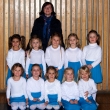 Kamila �a�kov� se sv�mi gymnastkami, V�no�n� ko�, Chomutov 15. 12.