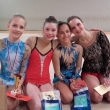 Ad�la Pol�chov� (kadetky mlad��), Lucie Beckov� (kadetky star��), Ad�la �erm�kov� (kadetky mlad��) a Kl�ra Tilcerov� (dorostenky), Jabloneck� perli�ka, 23. 4. 2016