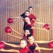 P�diovka juniorek 2004, zep�edu: Kate�ina Gottfiredov�, Michaela �erven�, Veronika ��hov�, Dominika Kleplov�, Martina Sk�iv�nkov� a Jana Medonosov�