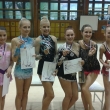 Medailov� z�vodnice SC 80 Chomutov (zleva Valerie Dr��ansk�, Ad�la Pol�chov�, Tereza �i�kov�, Aneta �erm�kov�, Kl�ra Tilcerov�, Simona Tul�kov�), �steck� poh�r, 10. 4. 2016