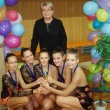 Spole�n� skladba juniorek s tren�rkou V�rou Nedb�lkovou, Rycon cup, �esk� Bud�jovice 5. 11.