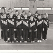 Chomutovsk gymnastky na Pohru nadj k MDD Chomutov 1984