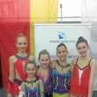 Nad�je star�� a kadetky (zleva Ad�la Pol�chov�, Natalia Chlustinov�, Kate�ina �upov�, Ad�la �erm�kov� a Lucie Beckov�), Ajur Cup, Hradec Kr�lov� 26. 3. 2016
