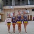 Spole�n� skladba nad�j� mlad��ch (zleva Natalia Chlustinov�, Sofie Krsteva, Veronika Hajn�, Kate�ina �upov�), Oblastn� p�ebor, Jablonec nad Nisou 15. 11. 2015