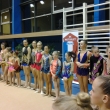 Vyhl�en� v�sledk� (zleva Kate�ina Chlebe�kov�, Kl�ra Tilcerov�, Ad�la Pol�chov�, Ad�la �erm�kov�, Anna Milerov� a Sofie Krsteva), Goodwill Cup, Praha 9. 4. 2016
